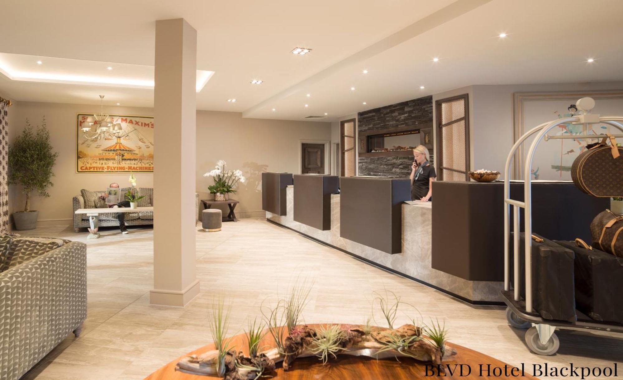 Boulevard Hotel Blackpool Zewnętrze zdjęcie Reception